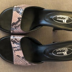 Slide - skin purple/black 3"heel 8